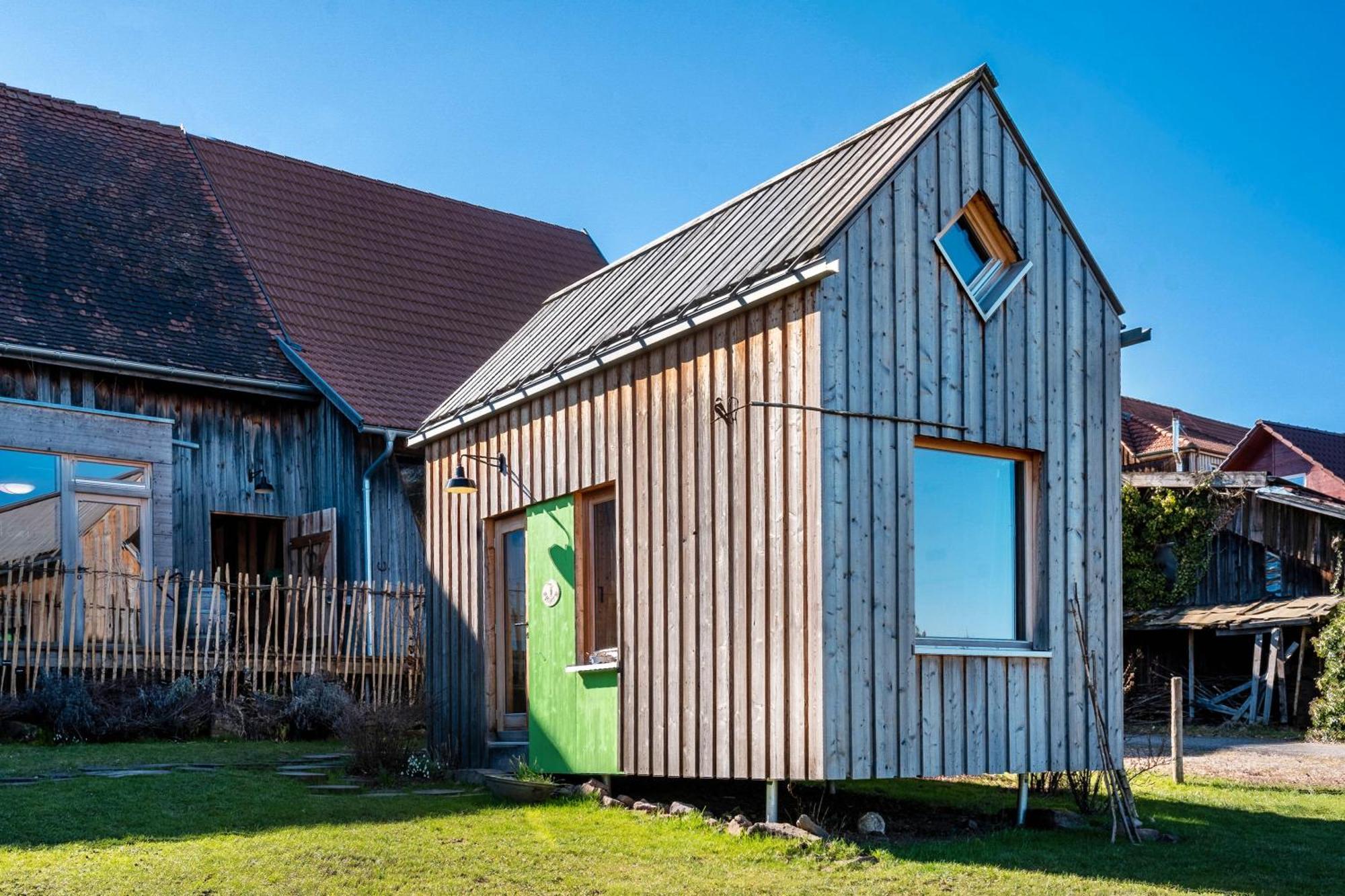 Tiny Houses der Dorfscheune Bieselsberg Exterior foto