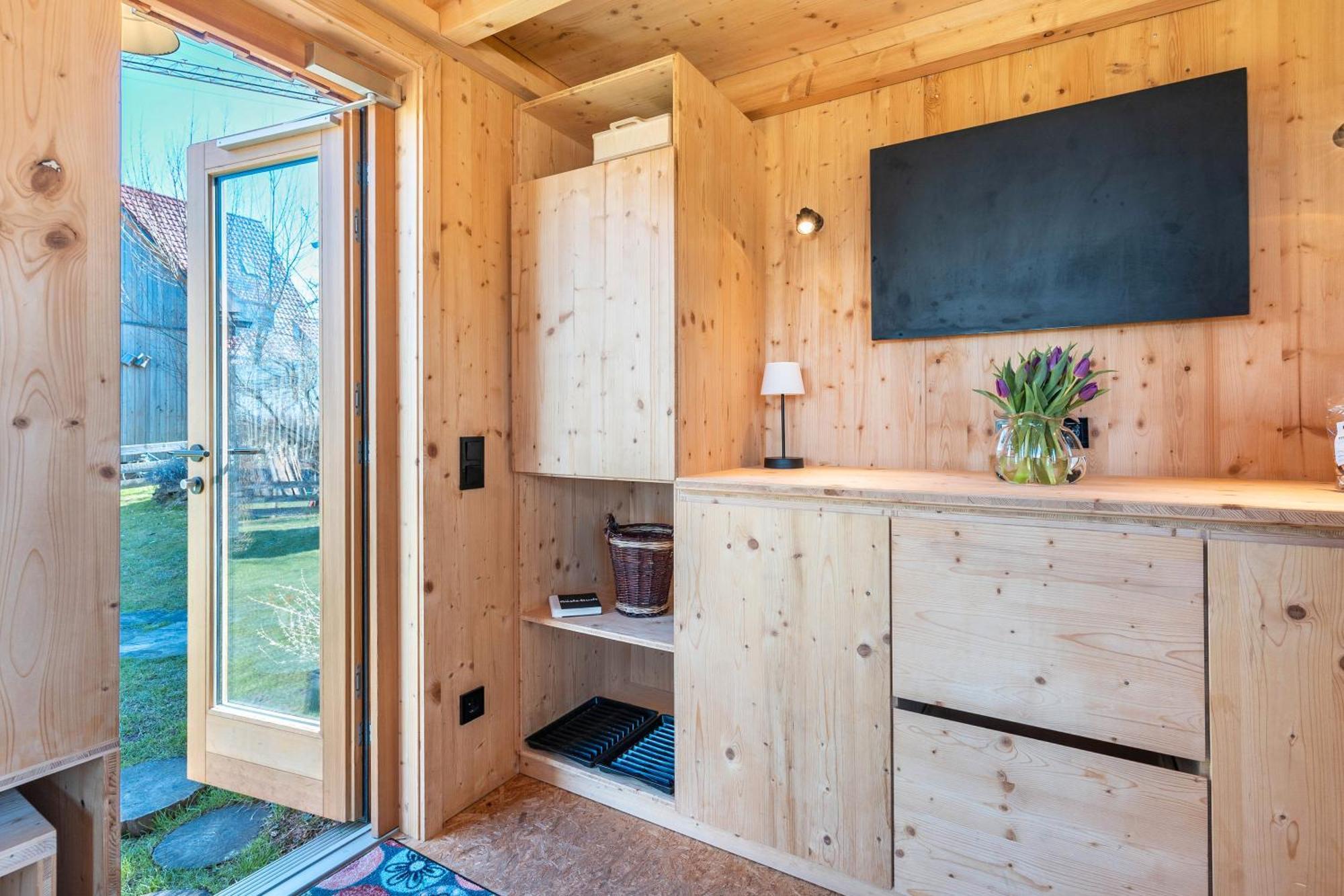 Tiny Houses der Dorfscheune Bieselsberg Exterior foto
