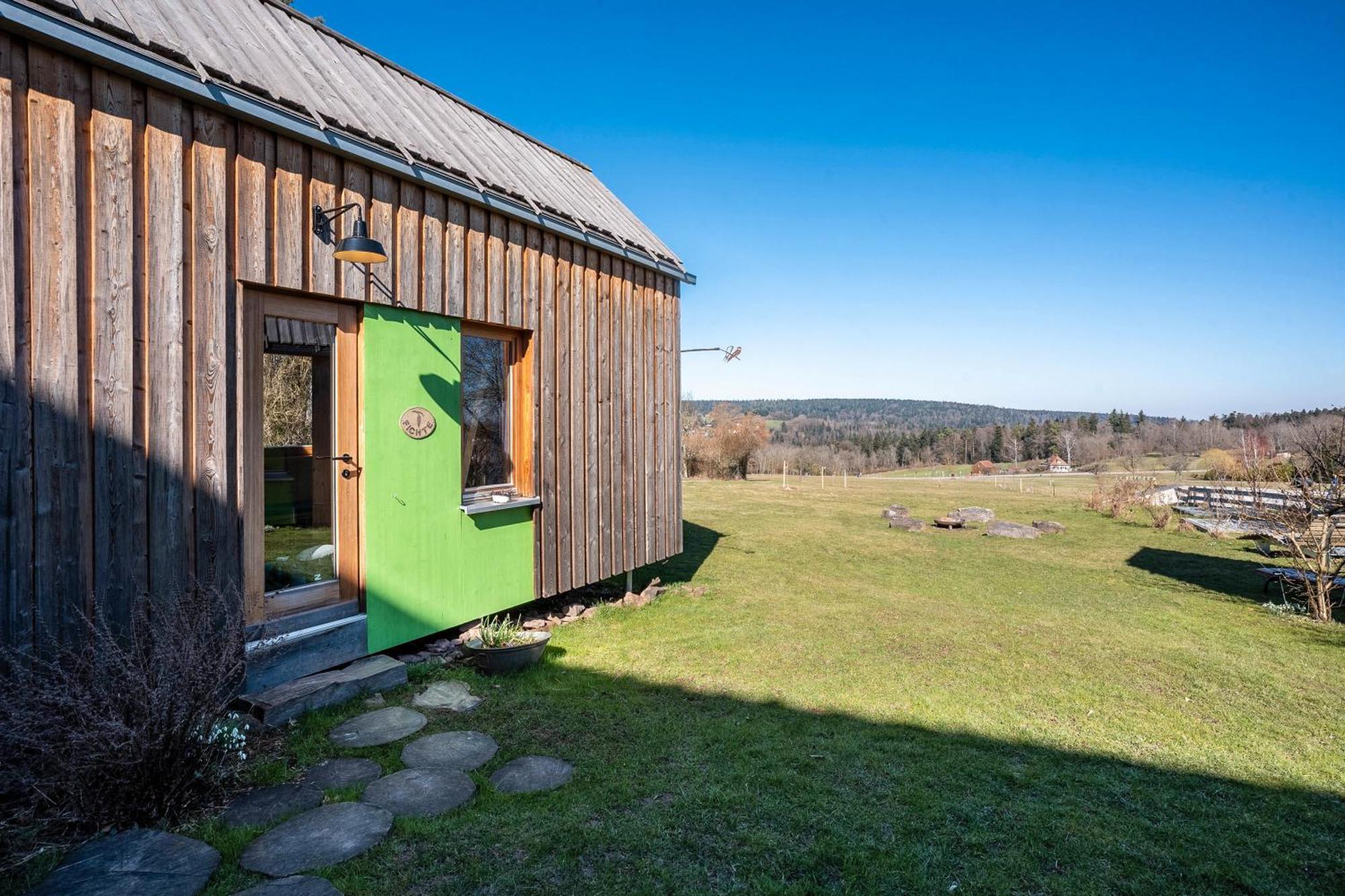 Tiny Houses der Dorfscheune Bieselsberg Exterior foto