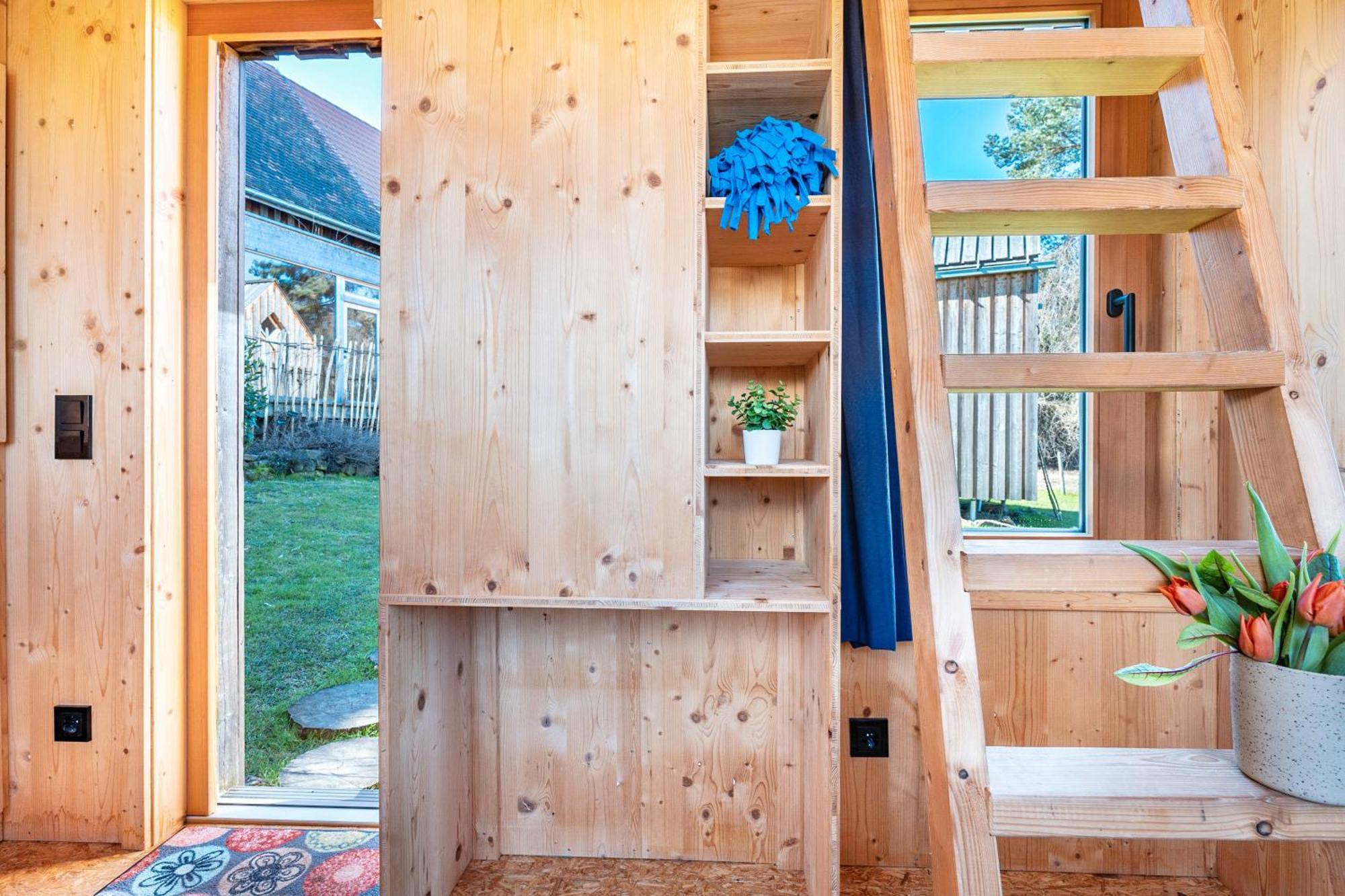 Tiny Houses der Dorfscheune Bieselsberg Exterior foto
